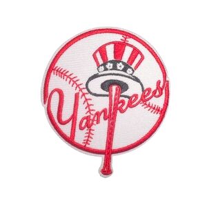 NY Yankees Iron On Embroidered Patch